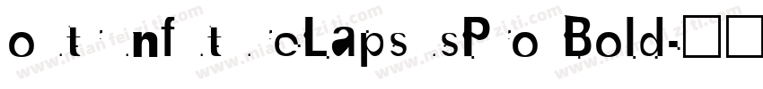 outrunfutureLapsusPro Bold字体转换